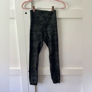 Lululemon Green Camo Align Leggings